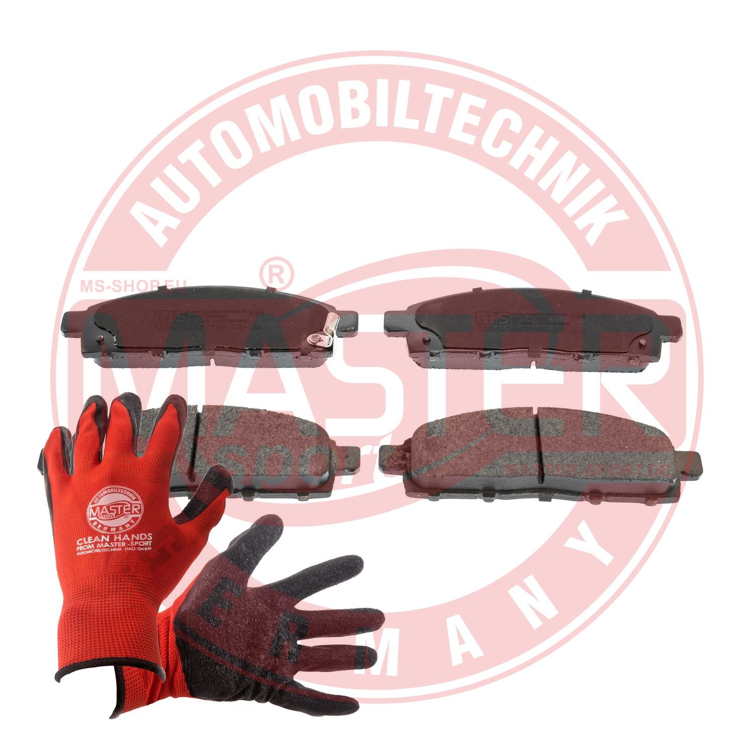 Placute frana MITSUBISHI L200 / TRITON (KJ_, KK_, KL_) 2.4 DI-D 4WD (KL1T) diesel 181 cai MASTERSPORT GERMANY 13046056312N-SET-MSP