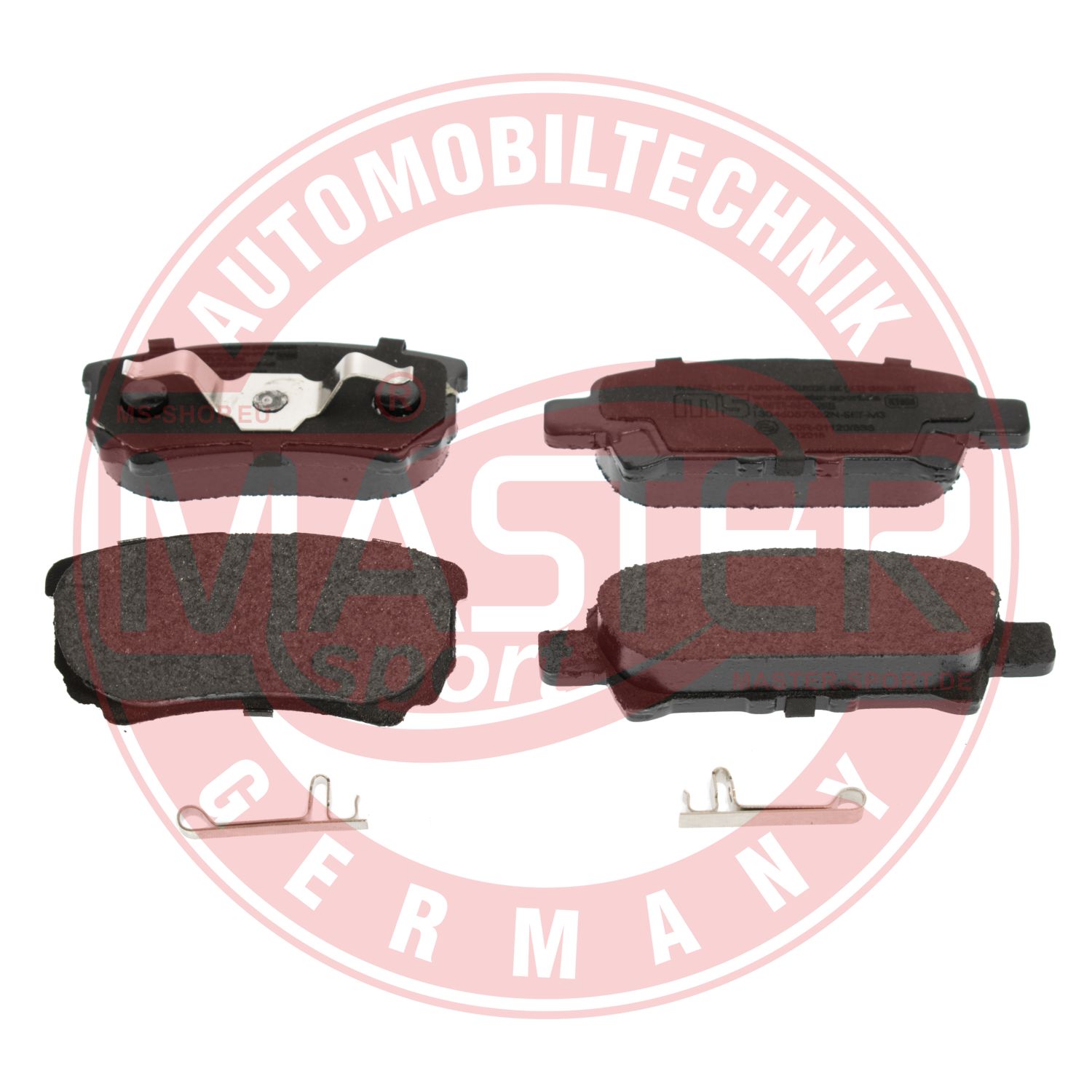 Placute frana MITSUBISHI LANCER VIII Sportback (CX_A) 1.8 (CX3A) benzina 143 cai MASTERSPORT GERMANY 13046057352N-SET-MS