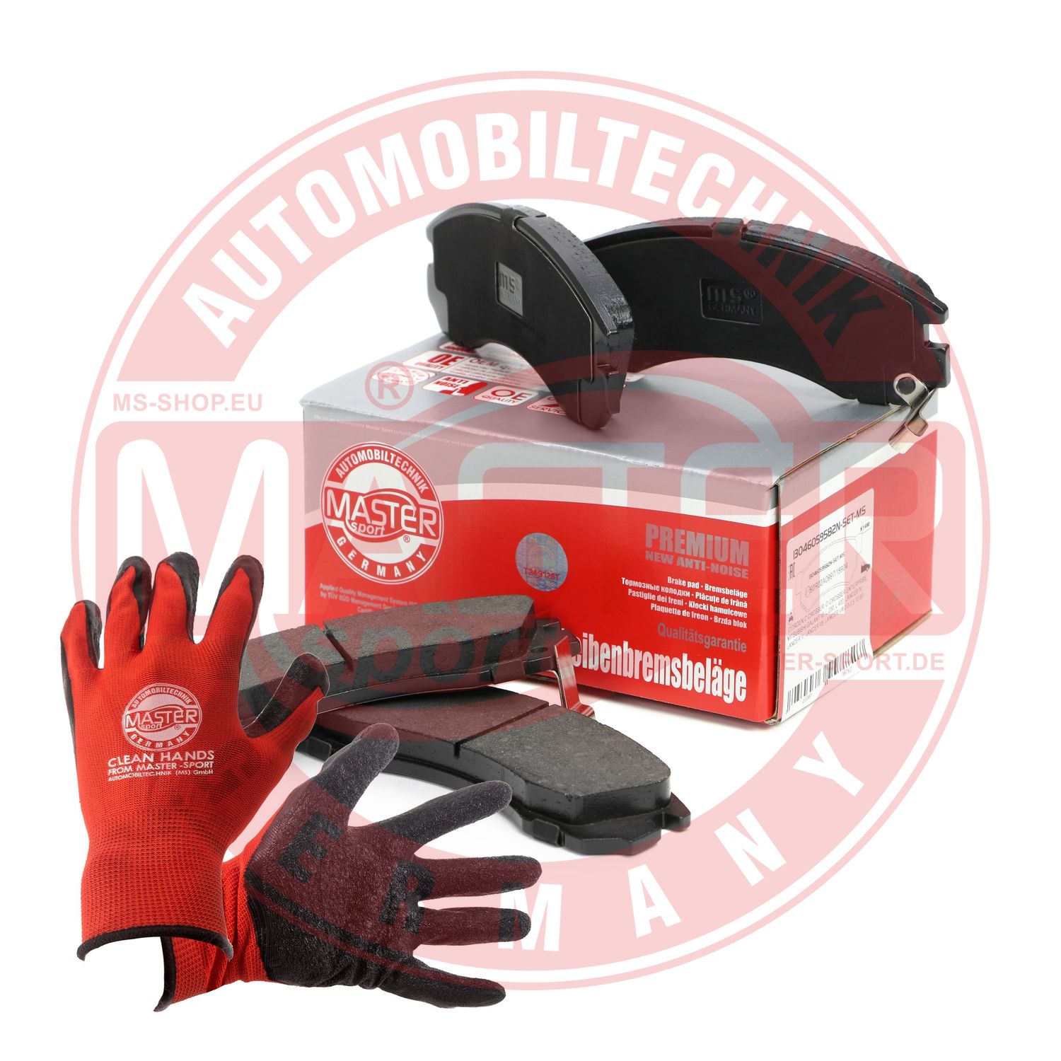 Placute frana MITSUBISHI OUTLANDER II (CW_W) 2.4 4WD (CW5W) benzina 170 cai MASTERSPORT GERMANY 13046059582N-SET-MSP