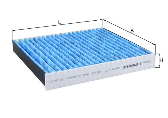 Filtru polen MITSUBISHI OUTLANDER II (CW_W) 2.2 DI-D 4WD diesel 156 cai MAHLE ORIGINAL LAO 436