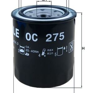 Filtru ulei MITSUBISHI L200 (K3_T, K2_T, K1_T, K0_T) 2.6 4WD (K33T) benzina 103 cai MAHLE ORIGINAL OC 275