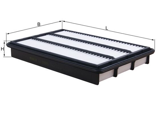 Filtru aer MITSUBISHI PAJERO CLASSIC (V2_W, V6_W, V7_W) 3.2 DI-D (V68W, V78W) diesel 170 cai MAHLE ORIGINAL LX 2885