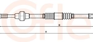 Cablu frana de parcare MITSUBISHI LANCER VII (CS_A, CT_A) 2.0 (CS9A) benzina 135 cai COFLE 17.2038