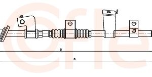 Cablu frana de parcare MITSUBISHI ASX (GA_W_) 1.8 DI-D 4WD (GA6W) diesel 116 cai COFLE 17.2301