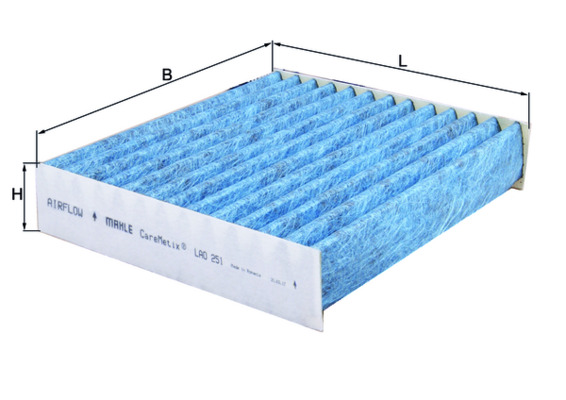 Filtru polen MITSUBISHI COLT CZC VI Cabriolet (RG) 1.5 Turbo (Z37A) benzina 150 cai MAHLE ORIGINAL LAO 251