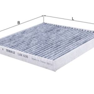 Filtru polen MITSUBISHI MIRAGE / SPACE STAR VI hatchback (A0_A) 1.0 (A05A) benzina 71 cai MAHLE ORIGINAL LAK 636