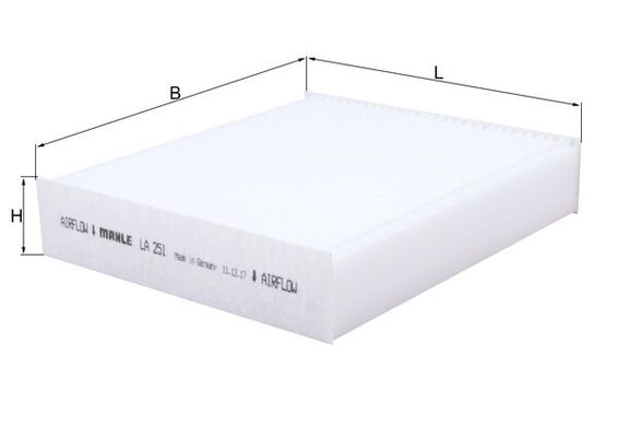 Filtru polen MITSUBISHI COLT Caseta/ Hatchback (Z3_V) 1.5 DiD diesel 95 cai KNECHT LA 251