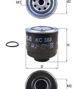Filtru combustibil MITSUBISHI L200 / TRITON (KA_T, KB_T) 2.5 DI-D (KA4T) diesel 128 cai KNECHT KC 388D