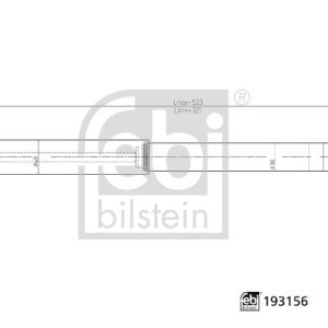 Amortizor MITSUBISHI L200 / TRITON (KA_T, KB_T) 2.5 DI-D 16V 4WD diesel 133 cai FEBI BILSTEIN 193156