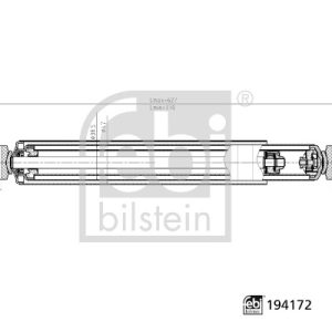 Amortizor MITSUBISHI L200 (K7_T, K6_T, K5_T) 2.4 4WD (K75T) benzina 132 cai FEBI BILSTEIN 194172
