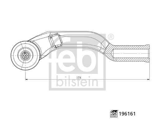 Cap de bara MITSUBISHI ASX (VSX_, VSE_) 1.6 PHEV (VSEP6) benzina/elector 159 cai FEBI BILSTEIN 196161