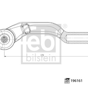 Cap de bara MITSUBISHI COLT VII hatchback (VB_) 1.6 Hybrid (VBEH6) benzina/elector 143 cai FEBI BILSTEIN 196161