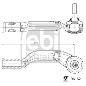 Cap de bara MITSUBISHI ASX (VSX_, VSE_) 1.3 MHEV (VSXG3) benzina/elector 158 cai FEBI BILSTEIN 196162