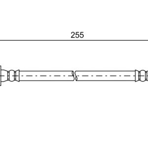 Furtun frana MITSUBISHI OUTLANDER II (CW_W) 2.0 (CW4W) benzina 147 cai BOSCH 1 987 481 585