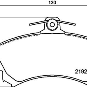 Placute frana MITSUBISHI COLT VI (Z3_A, Z2_A) 1.5 DI-D (Z38A) diesel 68 cai HELLA 8DB 355 006-701