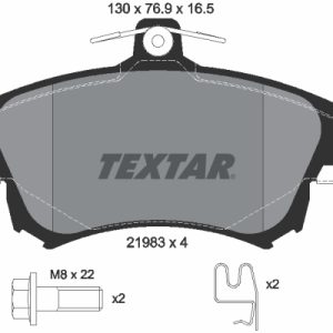 Placute frana MITSUBISHI CARISMA limuzina (DA_) 1.6 (DA1A) benzina 103 cai TEXTAR 2198304