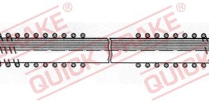 Furtun frana MITSUBISHI COLT I (A15_A) 1.2 GL (A151A) benzina 55 cai QUICK BRAKE 22.502