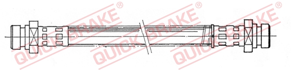 Furtun frana MITSUBISHI GALANT VI limuzina (E3_A) 2.0 GTI 16V Cat 4WD (E38A, E39A, E33A) benzina 150 cai QUICK BRAKE 22.507