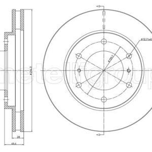 Disc frana MITSUBISHI L200 / TRITON platou / sasiu (KA_T, KB_T) 2.5 DI-D (KA4T) diesel 128 cai METELLI 23-1076C