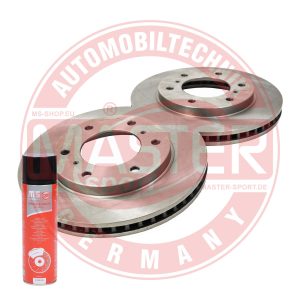 Disc frana MITSUBISHI L200 / TRITON (KJ_, KK_, KL_) 2.4 DI-D 4WD (KL1T) diesel 181 cai MASTERSPORT GERMANY 24011049201-SET-MSP