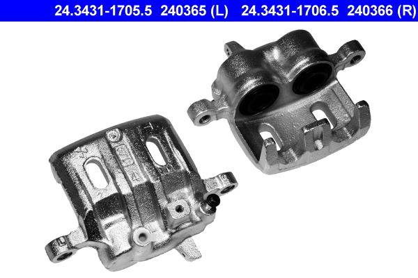 Etrier frana MITSUBISHI L200 (K7_T, K6_T, K5_T) 2.5 TD 4WD diesel 87 cai ATE 24.3431-1706.5