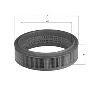 Filtru aer MITSUBISHI L200 (K3_T, K2_T, K1_T, K0_T) 2.6 4WD (K33T) benzina 103 cai MAHLE ORIGINAL LX 158