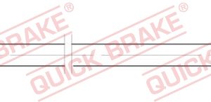 Furtun frana MITSUBISHI OUTLANDER I (CU_W) 2.4 4WD (CU5W) benzina 162 cai QUICK BRAKE 25.067