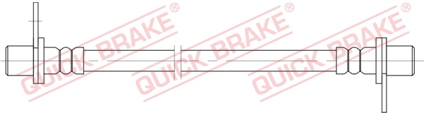 Furtun frana MITSUBISHI ASX (GA_W_) 1.8 (GA3W) benzina 139 cai QUICK BRAKE 25.084