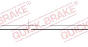 Furtun frana MITSUBISHI ASX (GA_W_) 1.6 MIVEC (GA1W) benzina 116 cai QUICK BRAKE 25.084