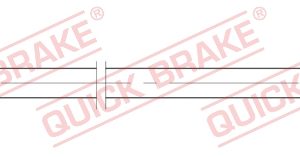 Furtun frana MITSUBISHI OUTLANDER III Van (GF_W, GG_W) Di-D 4WD (GF6W) diesel 150 cai QUICK BRAKE 25.087