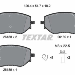 Placute frana MITSUBISHI COLT VII hatchback (VB_) 1.0 MPi (VBXG0) benzina 91 cai TEXTAR 2618801