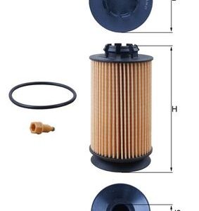 Filtru ulei MITSUBISHI Canter (FE5, FE6) VI 916, 918 diesel 175 cai MAHLE ORIGINAL OX 1175D