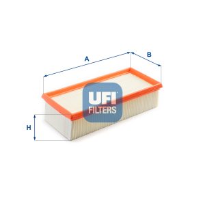 Filtru aer MITSUBISHI COLT VI (Z3_A, Z2_A) 1.3 (Z21A) benzina 95 cai UFI 30.253.00