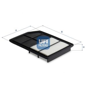 Filtru aer MITSUBISHI ECLIPSE CROSS (GK_, GL_) Plug-in Hybrid 4WD (GL3W) benzina/elector 188 cai UFI 30.D16.00