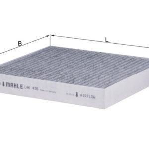 Filtru polen MITSUBISHI LANCER VIII Sportback (CX_A) 1.5 Bifuel Benzina/Autogaz (GPL) 109 cai MAHLE ORIGINAL LAK 436
