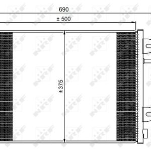Condensator climatizare MITSUBISHI COLT VI (Z3_A, Z2_A) 1.5 (Z23A) benzina 109 cai NRF 350073