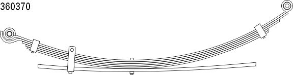Pachet arc cu foi MITSUBISHI L200 / TRITON (KA_T, KB_T) 2.5 DI-D (KA4T) diesel 178 cai CS GERMANY 10.360.370.00
