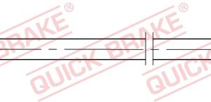 Furtun frana MITSUBISHI OUTLANDER II (CW_W) 2.4 4WD (CW5W) benzina 170 cai QUICK BRAKE 37.036