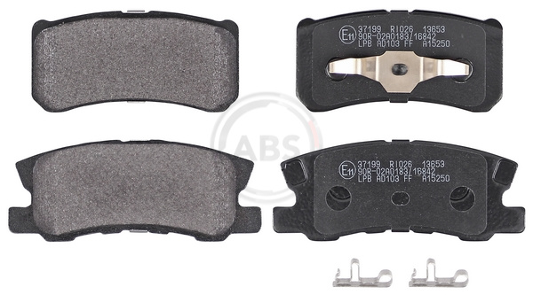 Placute frana MITSUBISHI OUTLANDER II (CW_W) 3.0 4WD (CW6W) benzina 220 cai ABS 37199