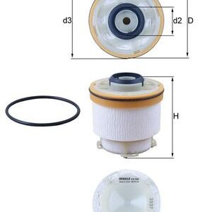 Filtru combustibil MITSUBISHI L200 / TRITON (KJ_, KK_, KL_) 2.4 DI-D 4WD (KJ0T) diesel 154 cai MAHLE ORIGINAL KX 586D