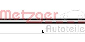 Furtun frana MITSUBISHI COLT VI (Z3_A, Z2_A) 1.5 DI-D (Z38A) diesel 68 cai METZGER 4110474
