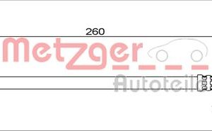 Furtun frana MITSUBISHI ASX (GA_W_) 1.6 MIVEC (GA1W) benzina 117 cai METZGER 4111743