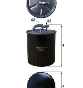 Filtru combustibil MITSUBISHI COLT VI (Z3_A, Z2_A) 1.5 DI-D (Z38A) diesel 68 cai MAHLE ORIGINAL KL 313