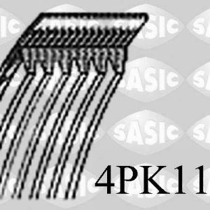 Curea transmisie cu caneluri MITSUBISHI L200 (K7_T, K6_T, K5_T) 2.5 TD 4WD (K74T) diesel 99 cai SASIC 4PK1122