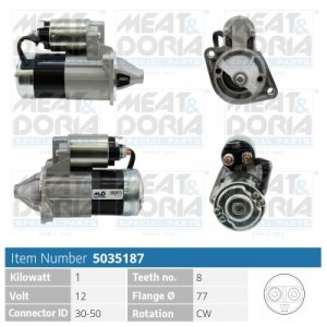 Electromotor MITSUBISHI CARISMA (DA_) 1.8 MSX - 16V (DA2A) benzina 140 cai MEAT DORIA 5035187