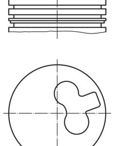 Piston MITSUBISHI L400 caroserie (PD_W, PC_W, PB_V, PA_W, PA_V) 2500 TD 4WD (PD5W, PD5V, PA5W, PA5V) diesel 87 cai MAHLE ORIGINAL 676 37 00