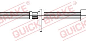 Furtun frana MITSUBISHI COLT VI (Z3_A, Z2_A) 1.5 DI-D (Z39A) diesel 95 cai QUICK BRAKE 50.874