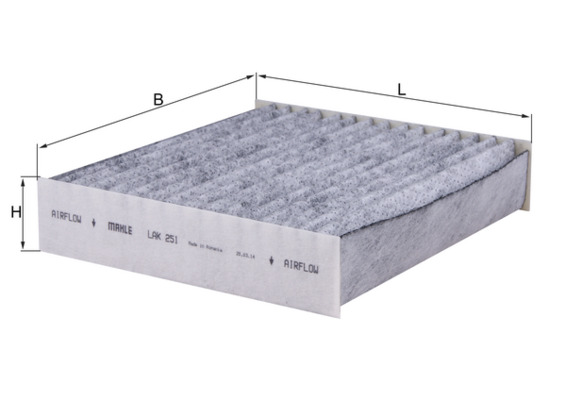 Filtru polen MITSUBISHI COLT VI (Z3_A, Z2_A) 1.5 CZT (Z37A) benzina 150 cai KNECHT LAK 251