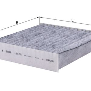 Filtru polen MITSUBISHI COLT VI (Z3_A, Z2_A) 1.5 DI-D (Z39A) diesel 95 cai MAHLE ORIGINAL LAK 251