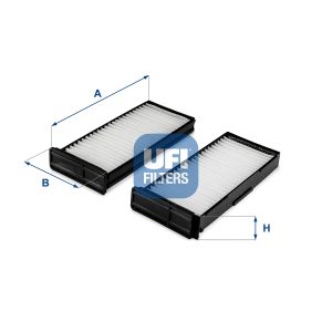 Filtru polen MITSUBISHI CARISMA limuzina (DA_) 1.6 (DA1A) benzina 99 cai UFI 53.338.00